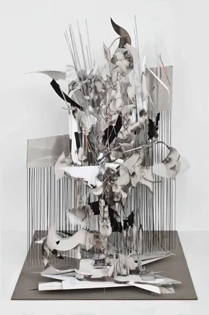 Midjourney SREF 101 Deconstructed Assemblage — sample image 2