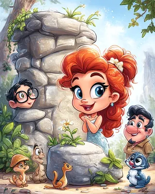 Midjourney SREF 1053 Ginger's Adventures — Whimsical & Storybook Whimsical