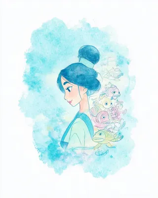 Midjourney SREF 1081 Aqua Dreams — Watercolor Ethereal