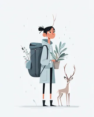 Midjourney SREF 1091 Urban Explorer — Digital Illustration Whimsical