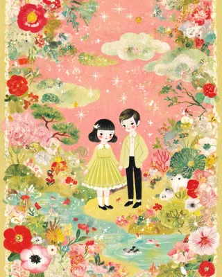 Midjourney SREF 1120 Whimsical Garden Dreams — sample image 4