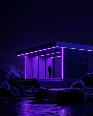 Midjourney SREF 1151 Neon Solitude — sample image 2