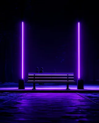 Midjourney SREF 1151 Neon Solitude — sample image 4