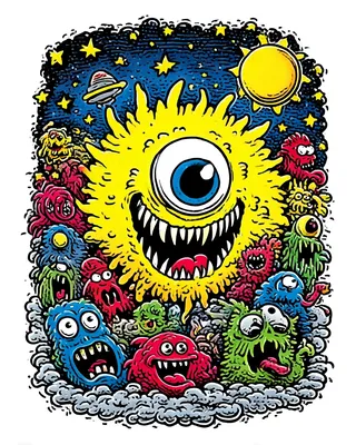SREF 1153 Cosmic Eye Monster