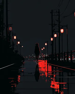 Midjourney SREF 1154 Neon Solitude — sample image 4