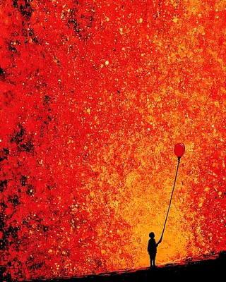 Midjourney SREF 1164 Inferno Wanderer — sample image 4