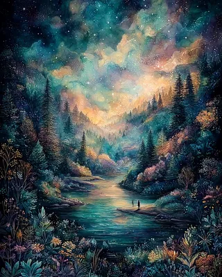 Midjourney SREF 1167 Enchanted Woodland — sample image 3