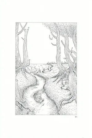 Midjourney Ink & Manga SREF 121