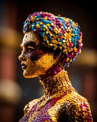 Midjourney SREF 1213 Pixelated Dreams — sample image 3