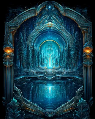 Midjourney SREF 1227 Celestial Sanctum — sample image 4