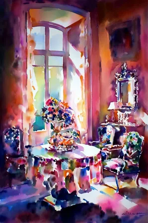 Midjourney SREF 126 Luminous Watercolor Dreams — sample image 2