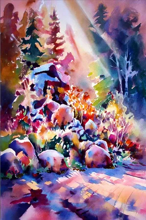 Midjourney SREF 126 Luminous Watercolor Dreams — sample image 3