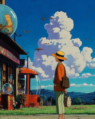 Midjourney SREF 1268 Wandering Dreams — Anime Whimsical
