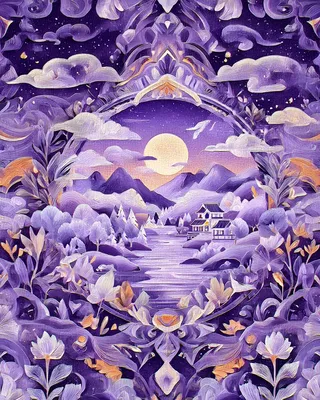 Midjourney SREF 1271 Purple Reverie — sample image 3