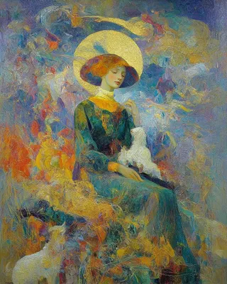 Midjourney SREF 1281 Luminous Reverie — Art Nouveau Ethereal