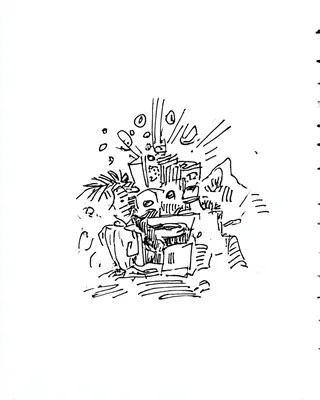 Midjourney SREF 1285 Sketched Visions — Ink & Manga Whimsical
