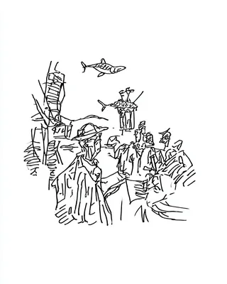 Midjourney SREF 1285 Sketched Visions — sample image 4