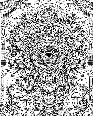 Midjourney SREF 1287 Sacred Mandala Visions — sample image 3