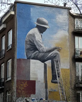 Midjourney SREF 1290 Contemplative Murals — sample image 2