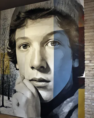 Midjourney SREF 1290 Contemplative Murals — sample image 4