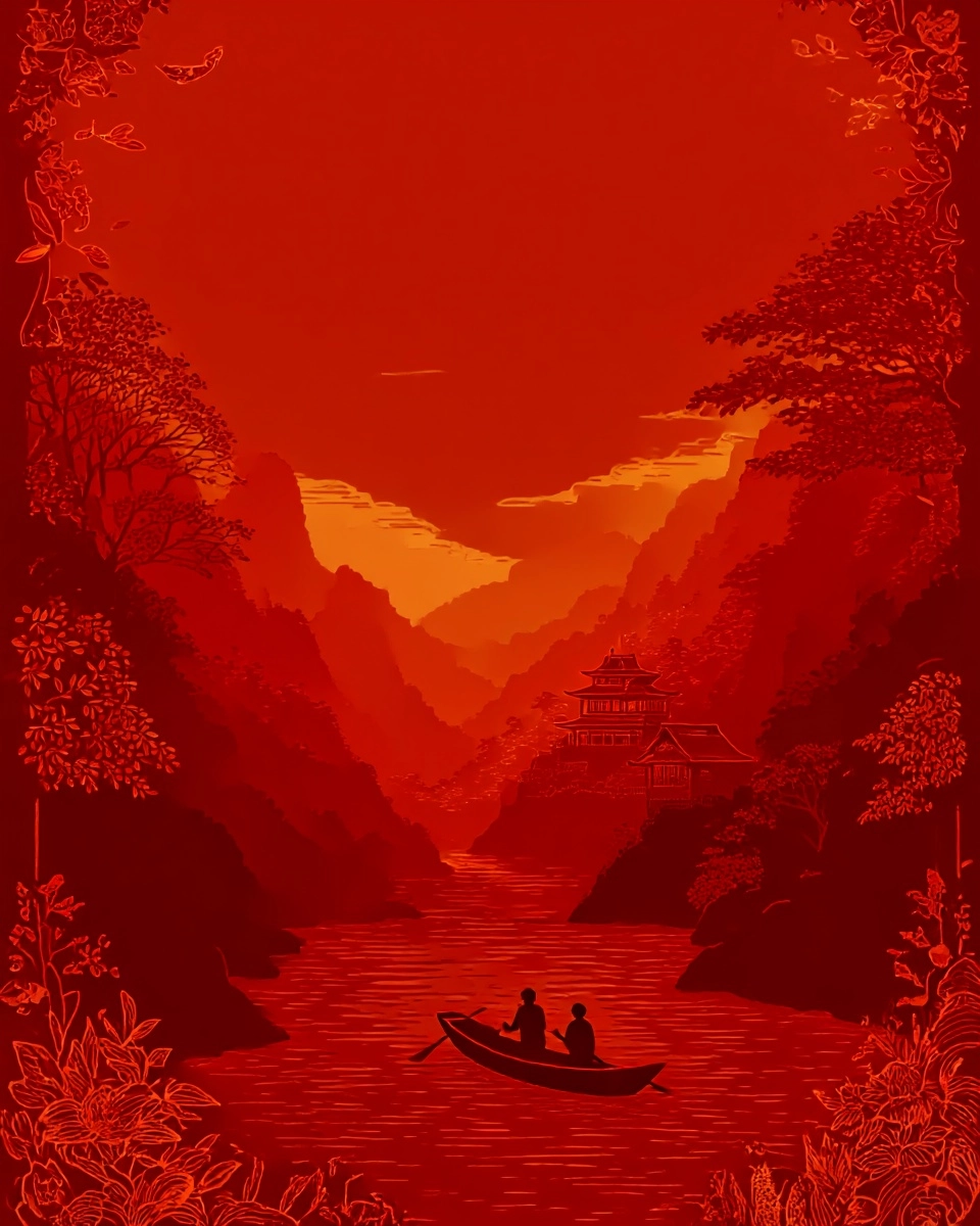Midjourney SREF 13 Misty Oriental Dreamscape — sample image 3