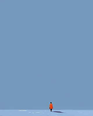Midjourney SREF 1310 Solitary Wanderer — Minimalist Serene