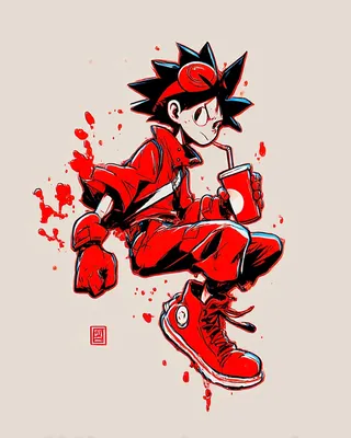 Midjourney SREF 1399 Crimson Rebellion — sample image 2