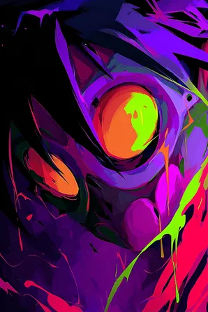 Midjourney SREF 142 Neon Chaos — sample image 4