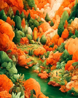Midjourney SREF 1441 Autumn's Enchantment — sample image 4