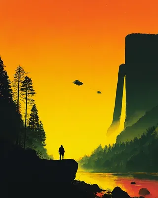 Midjourney SREF 1471 Solitary Wanderer — sample image 2