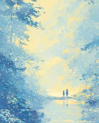 Midjourney SREF 1477 Pixelated Serenity — sample image 4