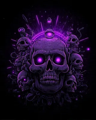 Midjourney SREF 1490 Neon Void Collective — sample image 3