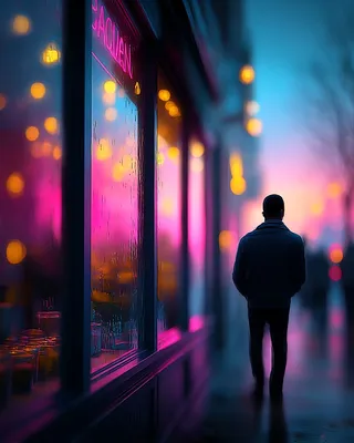 Midjourney SREF 1501 Neon Solitude — sample image 3