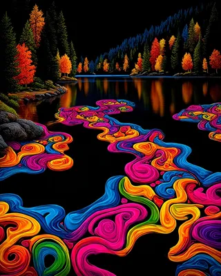 Midjourney SREF 1543 Neon Botanical Dreams — sample image 3