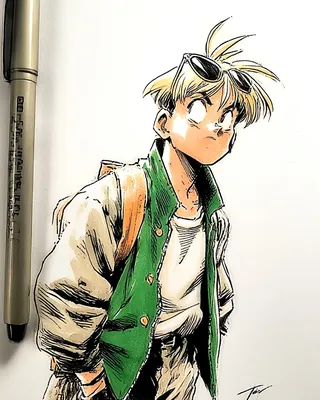 Midjourney SREF 1551 Character Sketches — sample image 2