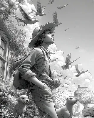 Midjourney SREF 1563 Surreal Wanderers — sample image 2