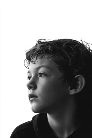 Midjourney SREF 158 Monochrome Wanderers — sample image 2