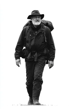 Midjourney SREF 158 Monochrome Wanderers — sample image 3