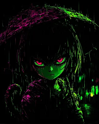 Midjourney SREF 1608 Neon Glitch — sample image 2