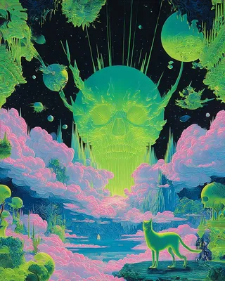 SREF 1626 Neon Otherworlds