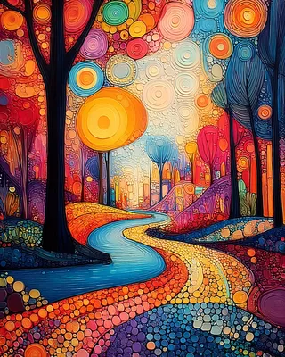 Midjourney SREF 1628 Chromatic Dreams — Digital Illustration Whimsical