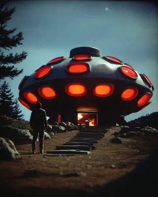 Midjourney SREF 1636 Retro Alien Contact — sample image 2