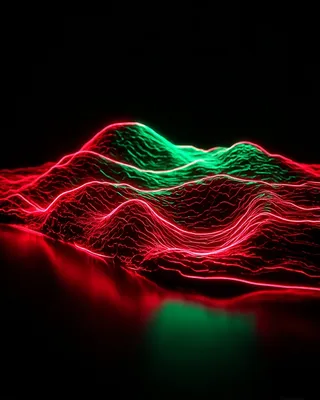 Midjourney SREF 1647 Neon Wilderness — sample image 2