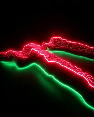 Midjourney SREF 1647 Neon Wilderness — sample image 3