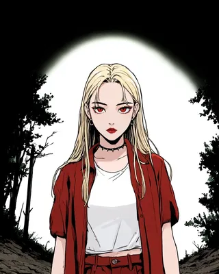 Midjourney SREF 1648 Crimson Rebellion — Anime Mysterious