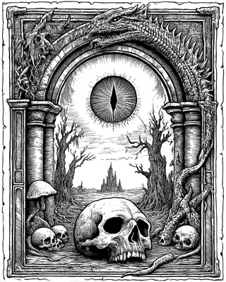 Midjourney SREF 1663 Memento Mori — sample image 4