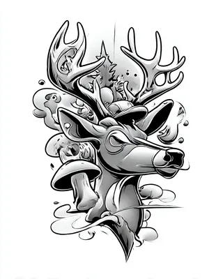 SREF 1686 Antlered Wraith