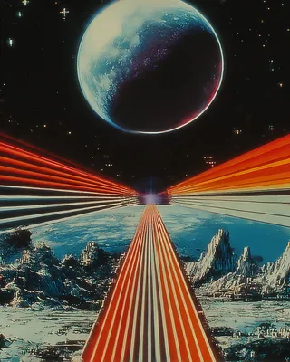 Midjourney SREF 1687 Retro Cosmic Vision — sample image 2