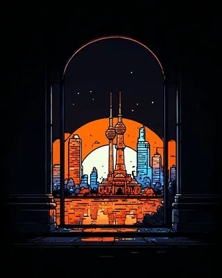 Midjourney SREF 1691 Neon Visions — Digital Illustration Futuristic