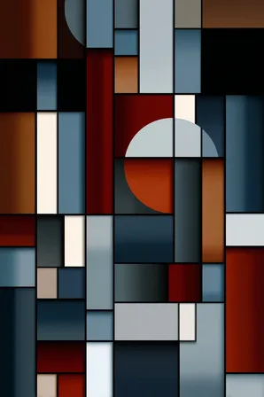 Midjourney SREF 171 Geometric Mondrian — sample image 2